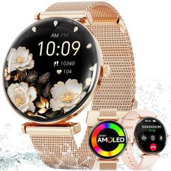 【 Amoled 】 Reloj inteligente para mujer 2025, pantalla HD 1,43, reloj 