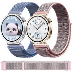 Correa de nailon de 18mm para Huawei Watch GT5 Pro, pulsera transpirab