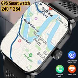 LIGE 2025 GPS trayectoria de movimiento reloj inteligente hombres ritm