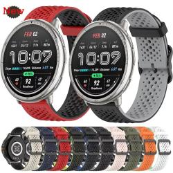 Correa de silicona de 20mm para Amazfit Active 2/GTS 4, pulsera deport