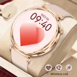LIGE nuevo reloj inteligente para mujer, pantalla completamente táctil