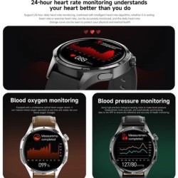 Reloj inteligente GT5 PRO para hombre, 5 Pro, pantalla AMOLED HD, Blue