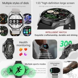 Reloj inteligente GT5 PRO para hombre, 5 Pro, pantalla AMOLED HD, Blue