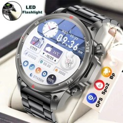 New high-end men's smart Bluetooth call smartwatch IP67 GPS sports fit