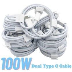 100W Type-C to USB-C FAST Charger Cable Cord For MacBook Pro Air iPad 