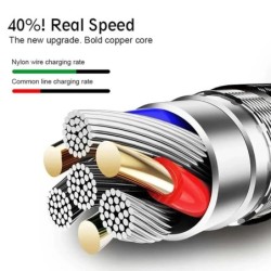 USB Cable 5A Fast Charging Mobile Phone Micro For Android USB Data Cab