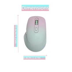 Wireless Mouse, 2.4G Noiseless Mouse, USB Receiver, Portable Computer 