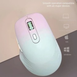Wireless Mouse, 2.4G Noiseless Mouse, USB Receiver, Portable Computer 