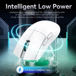 ATTACK SHARK X11 Lightweight Wireless Gaming Mouse with RGB Backlight 