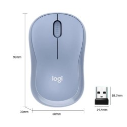 Logitech M221 2.4GHz Wireless Mouse 3 Buttons Silent Mice Optical Ergo