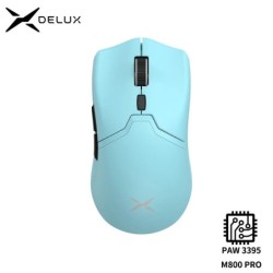 Delux M800PRO Gaming Mouse Wireless Tri-Mode Connection PAW3395 26000D