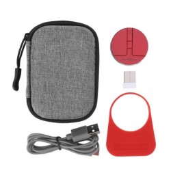 Ultra Thin Wireless Computer Mouse 3 Mode BT 5.2/2.4G/USB Mini Capacit