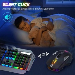 MAMBASNAKE x ZIYOU LANG X18 Wireless Gaming Mouse, Rechargeable Silent