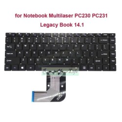 US Russian English Keyboard for Multilaser PC230 PC231 Legacy Book 14.