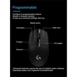 Logitech G304 Light Speed Wireless Mouse Game Mouse Lightweight and Po