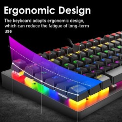 MAMBASNAKE x ZIYOU LANG K2 Wired Mechanical Gaming Keyboard Blue Switc