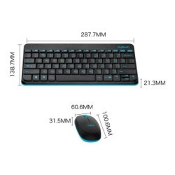 Logitech Mk245 Nano Wireless Keyboard And Mouse Combo For Laptop Deskt