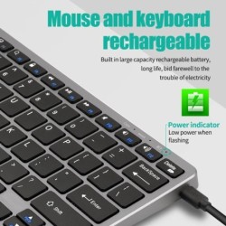 2.4G and Bluetooth Mini Keyboard Wireless keyboard and mouse Set For N