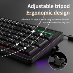 RGB Wired Membrane Keyboard Multi-Color Available, Silent/Business Off