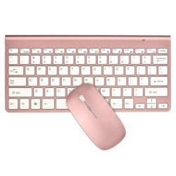 2.4Ghz Ultra-Thin Wireless Keyboard And Mouse Combo With USB Receiver 