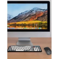 2.4Ghz Bluetooth-compaitble Dual Mode Wireless Multi-Device Keyboard M