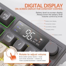 M96 Screen Wireless Keyboard Mouse Kit ZIYOULANG Bluetooth Keyboard Wi