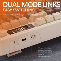 M96 Screen Wireless Keyboard Mouse Kit ZIYOULANG Bluetooth Keyboard Wi