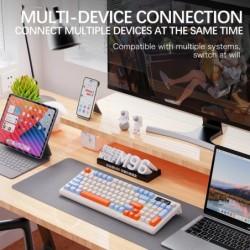 M96 Screen Wireless Keyboard Mouse Kit ZIYOULANG Bluetooth Keyboard Wi