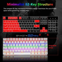 MAMBASNAKE x ZIYOU LANG 80 Mechanical Gaming Keyboard and Mouse Mousep