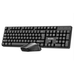 2.4G Silent Full-Size Mouse and Keyboard USB Receiver Keyboard with Nu