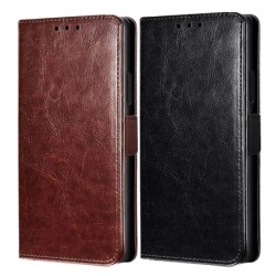 For Samsung Galaxy Note 20/Note 20 Ultra 5G Phone Leather Case Shockpr
