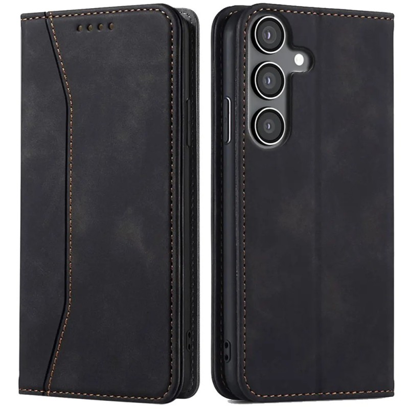 For Samsung Galaxy S24 FE/S24 Ultra/S24 Plus/S24 5G Leather Case Rugge