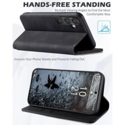 For Samsung Galaxy S24 FE/S24 Ultra/S24 Plus/S24 5G Leather Case Rugge