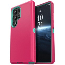 Pink For Samsung Galaxy S24 Ultra S24+ Plus S24 FE S24 5G Case Heavy D