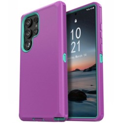 Purple For Samsung Galaxy S22 Ultra/S22+ Plus/S22 5G Case Heavy Duty S