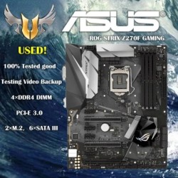 Asus ROG STRIX Z270-F GAMING Desktop Motherboard Socket LGA 1151 i7 i5