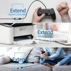 STONEGO USB 3.0 Extension Cable Extension Cable Compatible with USB Ke