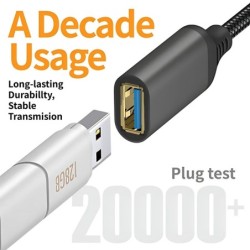 STONEGO USB 3.0 Extension Cable Extension Cable Compatible with USB Ke