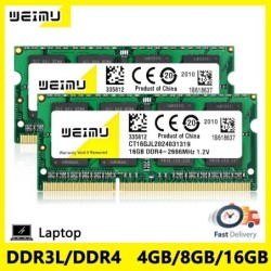 DDR3 DDR3L DDR4 4GB 8GB 16GB Laptop Memories Ram 1066 1333 1600Mhz PC3