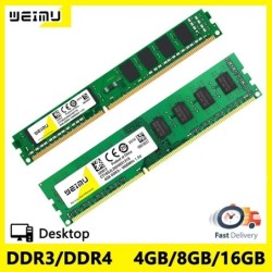 DDR3 DDR4 4GB 8GB Memoria RAM PC3 1066 1333 1600Mhz 12800 10600 8500 P
