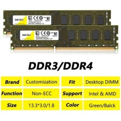 DDR3 DDR4 4GB 8GB Memoria RAM PC3 1066 1333 1600Mhz 12800 10600 8500 P