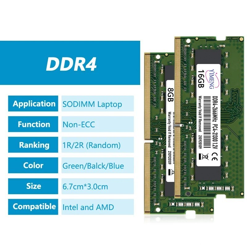DDR4 16GB 8GB 4GB Laptop Memory Ram PC4 2133 2400 2666 3200Mhz 1.2V 26