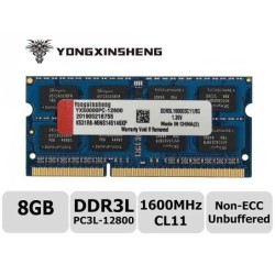 DDR3 DDR3L 4GB 8GB 1600MHz Universal Laptop Memory PC3L-12800 Non-ECC 