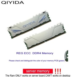 QIYIDA DDR4 REGECC Ram 16GB PC4 2133MHz or 2400MHz 2666MHZ 2400 or 320