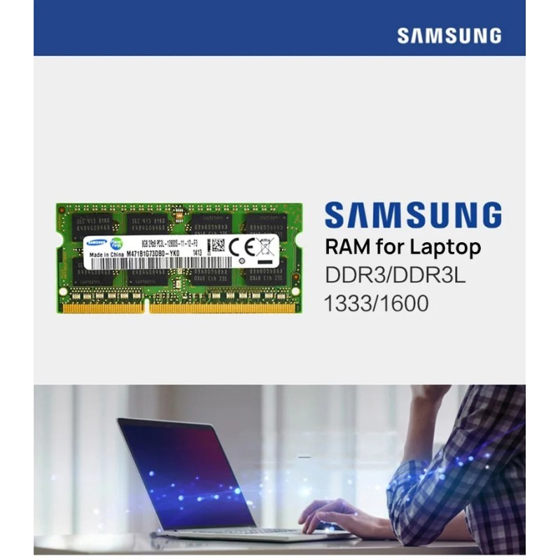 Samsung Laptop Memory DDR3L 1.35V / DDR3 1.5V 1333 1600 MT/s MHz 4GB 8 Samsung Laptop Memory DDR3L 1.35V / DDR3 1.5V 1333 1600 MT/s MHz 4GB 8