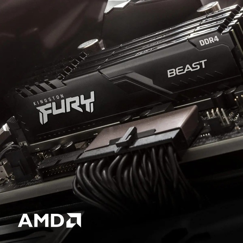 Kingston FURY Beast DDR4 Memory Module 8GB 16GB 32GB 3200MHz 3600MHz X Kingston FURY Beast DDR4 Memory Module 8GB 16GB 32GB 3200MHz 3600MHz X