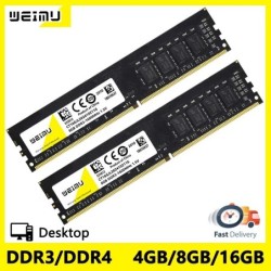 DDR3 DDR4 4GB 8GB 16GB Desktop Memoria Ram PC3 1.5V 1066 1333 1600Mhz 