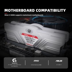 KingSpec DDR4 Ram Memory RGB 8GB 16GB 3200mhz 3600mhz Desktop Memory R