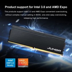 JUHOR Ram DDR5 32GB16GBX2 6000MHz 6400MHz DDR5 6400MHz Desktop Compute