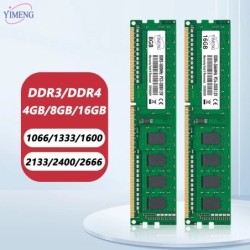 DDR3 DDR4 4GB 8GB 16GB Desktop Memory Ram PC4 1.2V 2133 2400 2666 3200